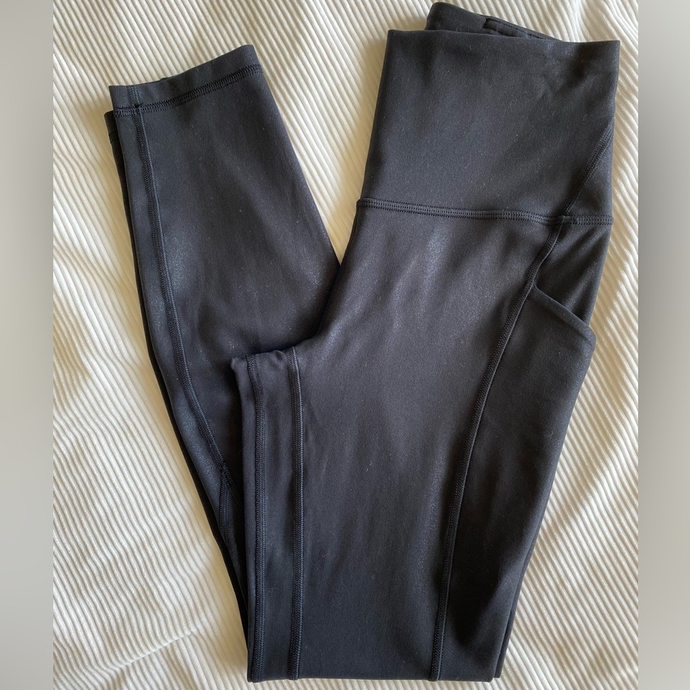 Lululemon Align Shimmer Pocket Leggings 25” inseam size 4